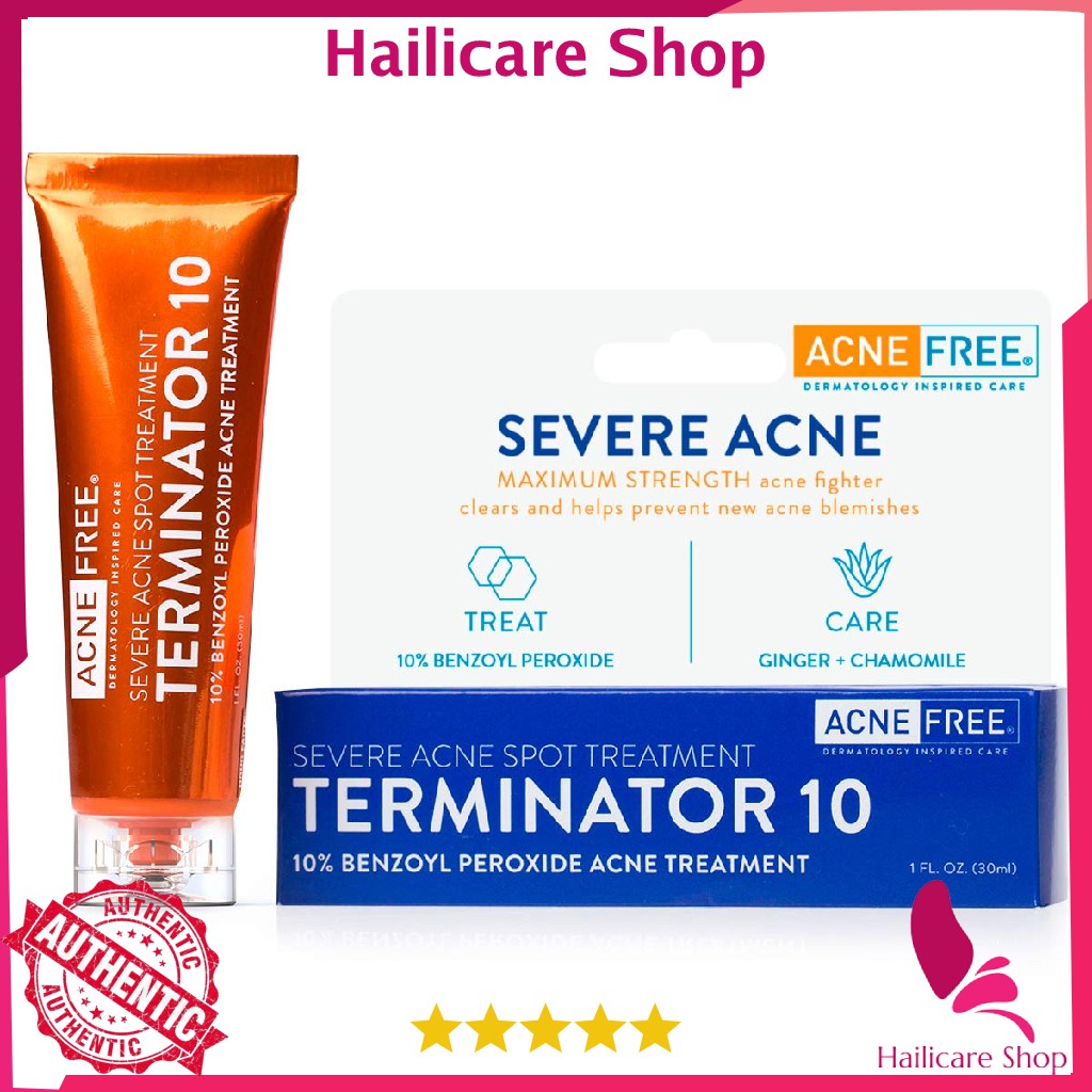 [Nhập Mỹ] Kem Chống Mụn Acne Free Terminator 10 Acne Spot AcneFree