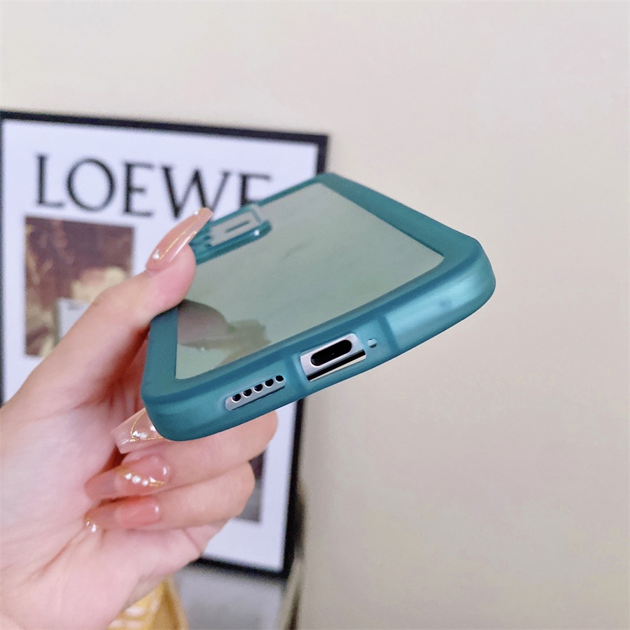 Ốp Điện Thoại silicone Mềm Trong Suốt Chống Sốc Màu Trơn Cho OPPO Reno 8T 2f 4 4F 5 6 7 7Z