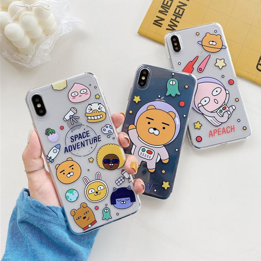 Ốp lưng xiaomi redmi note 10 /note 8/ note 8 pro/redmi 9A/ redmi 9/ redmi note 7/ redmi 8 mẫu Kakao Friends cực đẹp