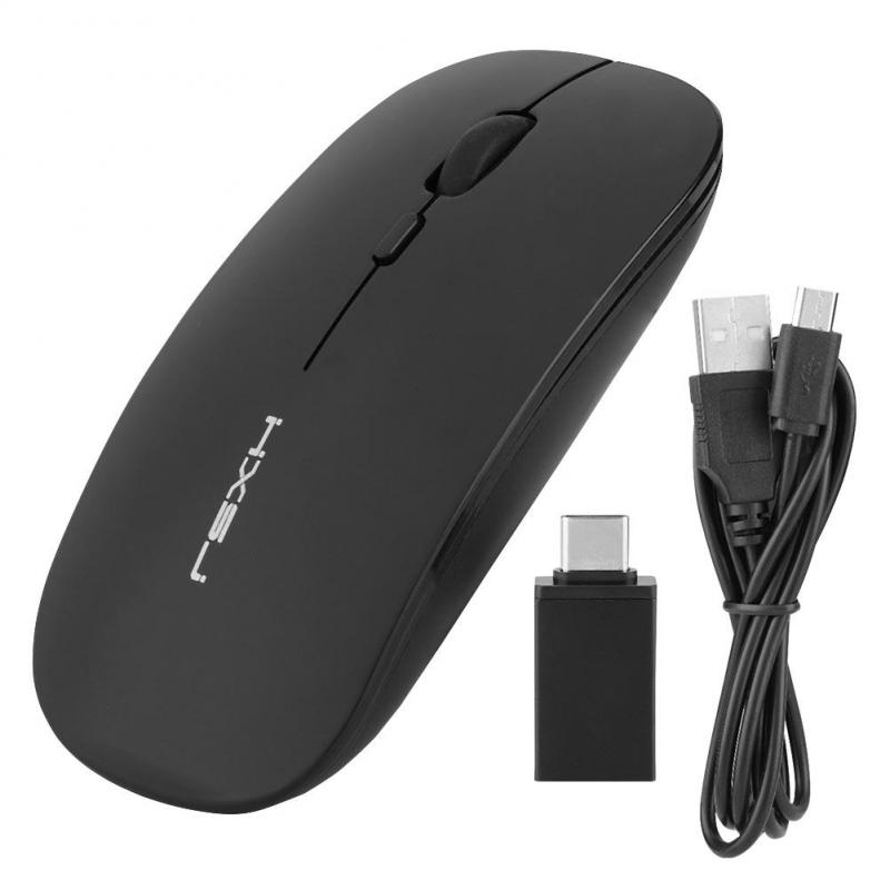 Alwaysonline 2.4GHz Mouse For Windows, Optical Mouse 800, 1200, 1600DPI Connection 10M | Ergonomic | USB Type-C | Rechar