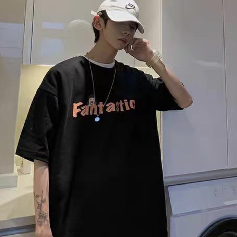 Áo thun nam nữ unisex tay lỡ form rộng 3147 , Áo thun form rộng Oversize trơn cao cấp HM1986