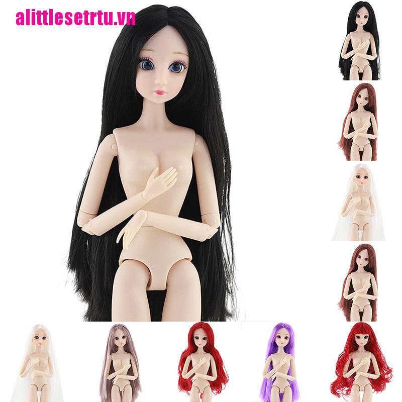 [Auvn] 18 Khớp Nối Bằng Nhựa Mắt 3D Có Thể Di Chuyển Nhiều Màu Sắc Cho Búp Bê Bé Gái 30