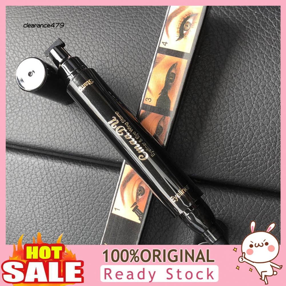 Bút kẻ mắt nước 2 đầu chống thấm nước có con dấu vẽ đuôi mắt thương hiệu CmaaDu tiện lợi