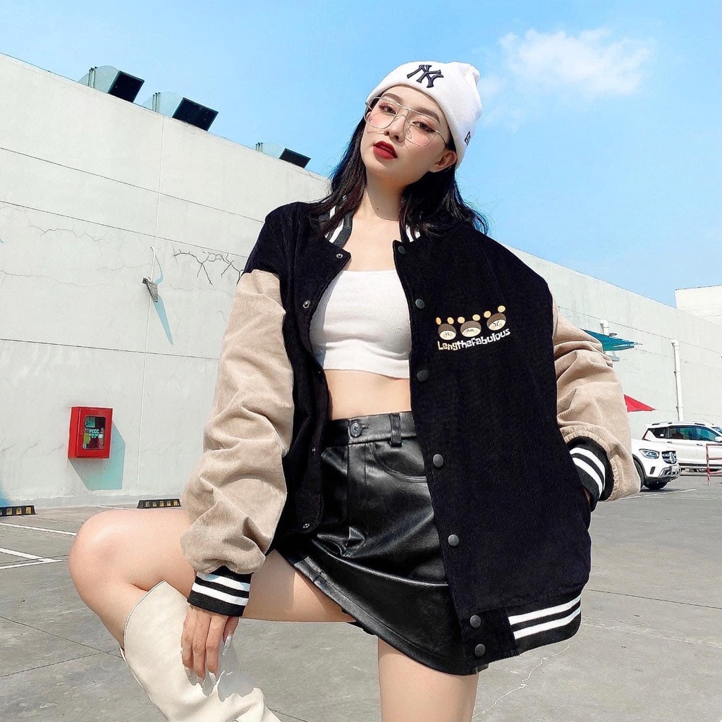 Áo Khoác Varsity HoneyBee