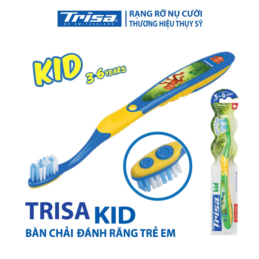 Bàn Chải Đánh Răng Trisa Kid 3 - 6 Tuổi