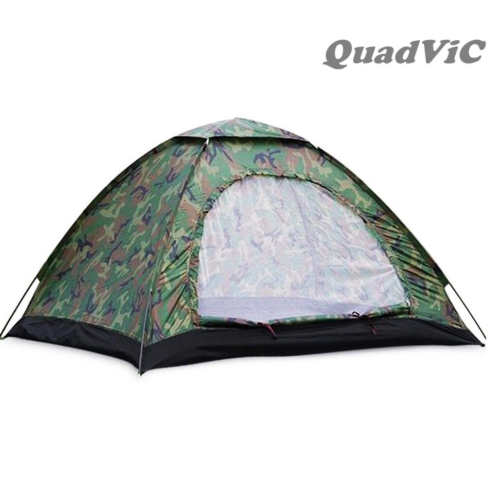 Lều cắm trại vải dù rằn ri chống nước cao cấp QUADVIC.COM N00146