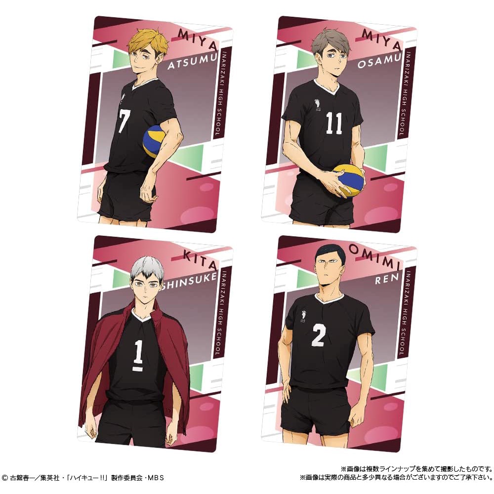 Thẻ bài sưu tập bánh xốp Wafer Haikyu!! Haikyu chính hãng - Gói mới chưa bóc
