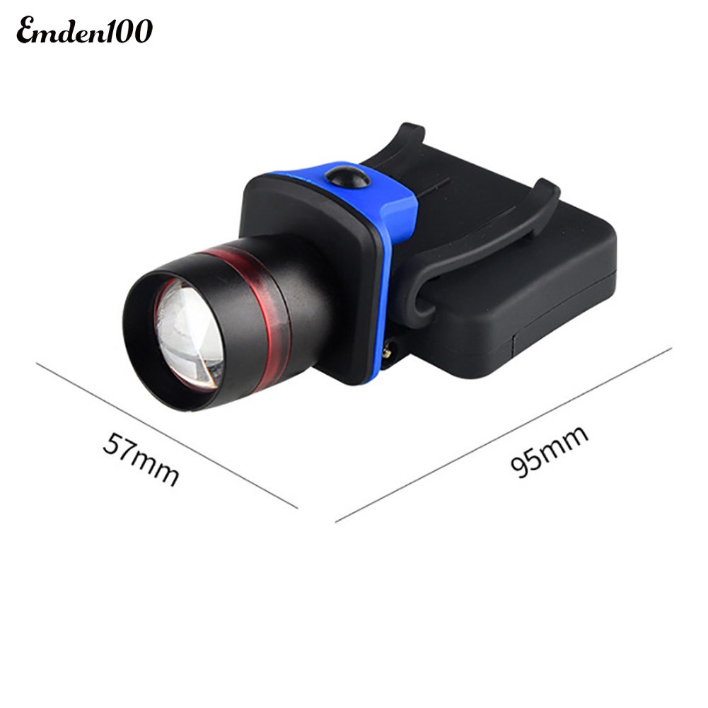 [EMDN] Đèn Pin Kẹp Vành Mũ Lưỡi Trai Phóng To Ban Đêm