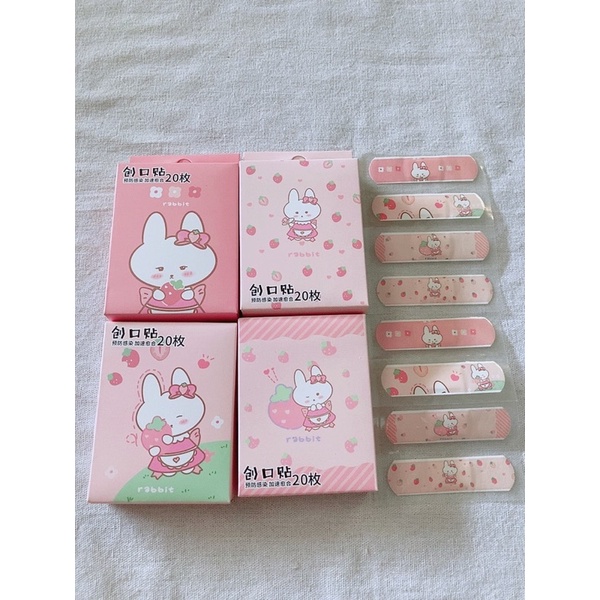 Hộp 20 miếng băng keo cá nhân urgo dán vết thương mẫu hoạt hình cute ảnh chụp thật