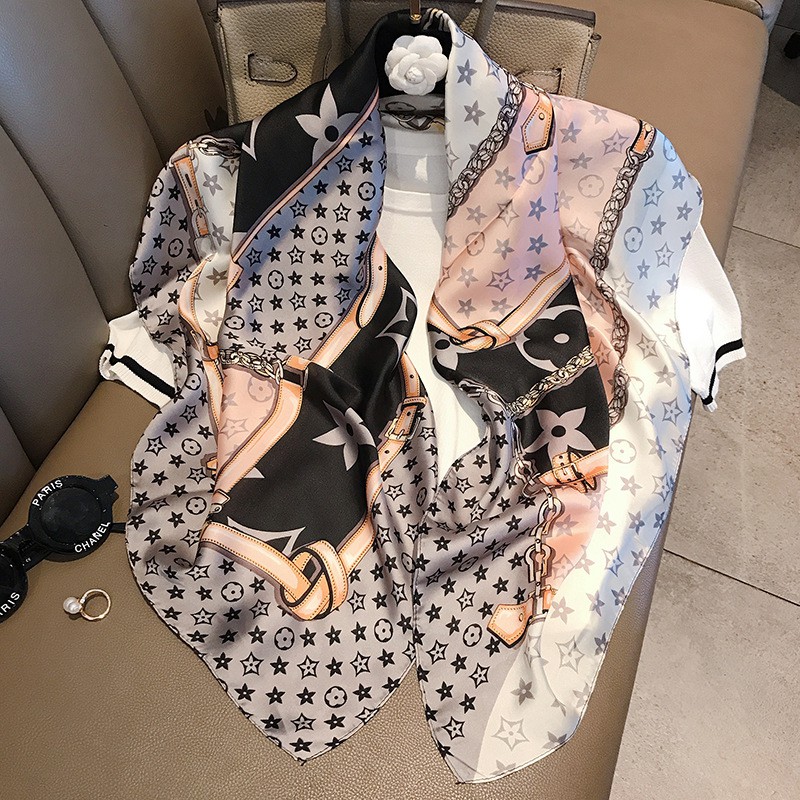 Khăn lụa bản to 90x90cm / khăn thời trang cao cấp