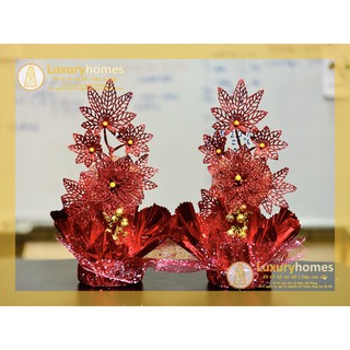 Oản cành vàng lá ngọc màu đỏ || Oản ngọc | đường | Oản lễ | Oản tài lộc | Vật phẩm thờ cúng | LU