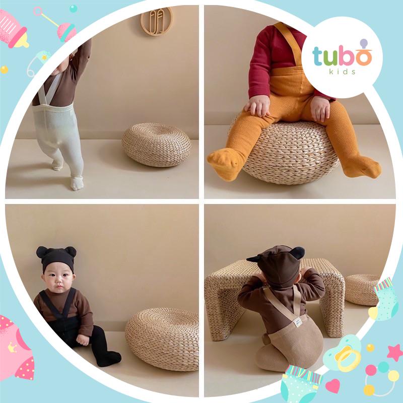 Quần tất yếm phong cách thời trang Hàn Quốc giữ ấm cho bé