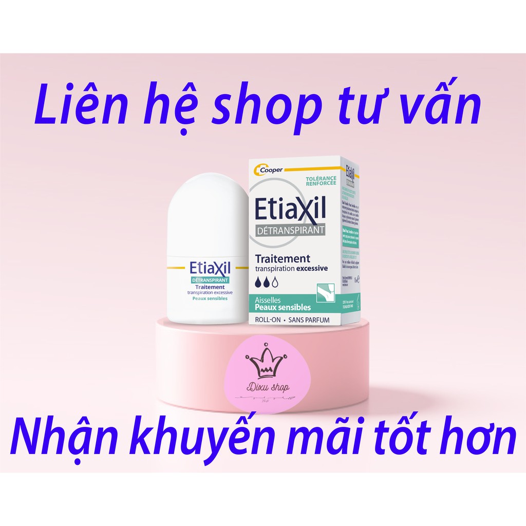 [Freeship Xtra] [Nội địa] Lăn Khử Mùi EtiaXil Dành Cho Da Nhạy Cảm 15ml