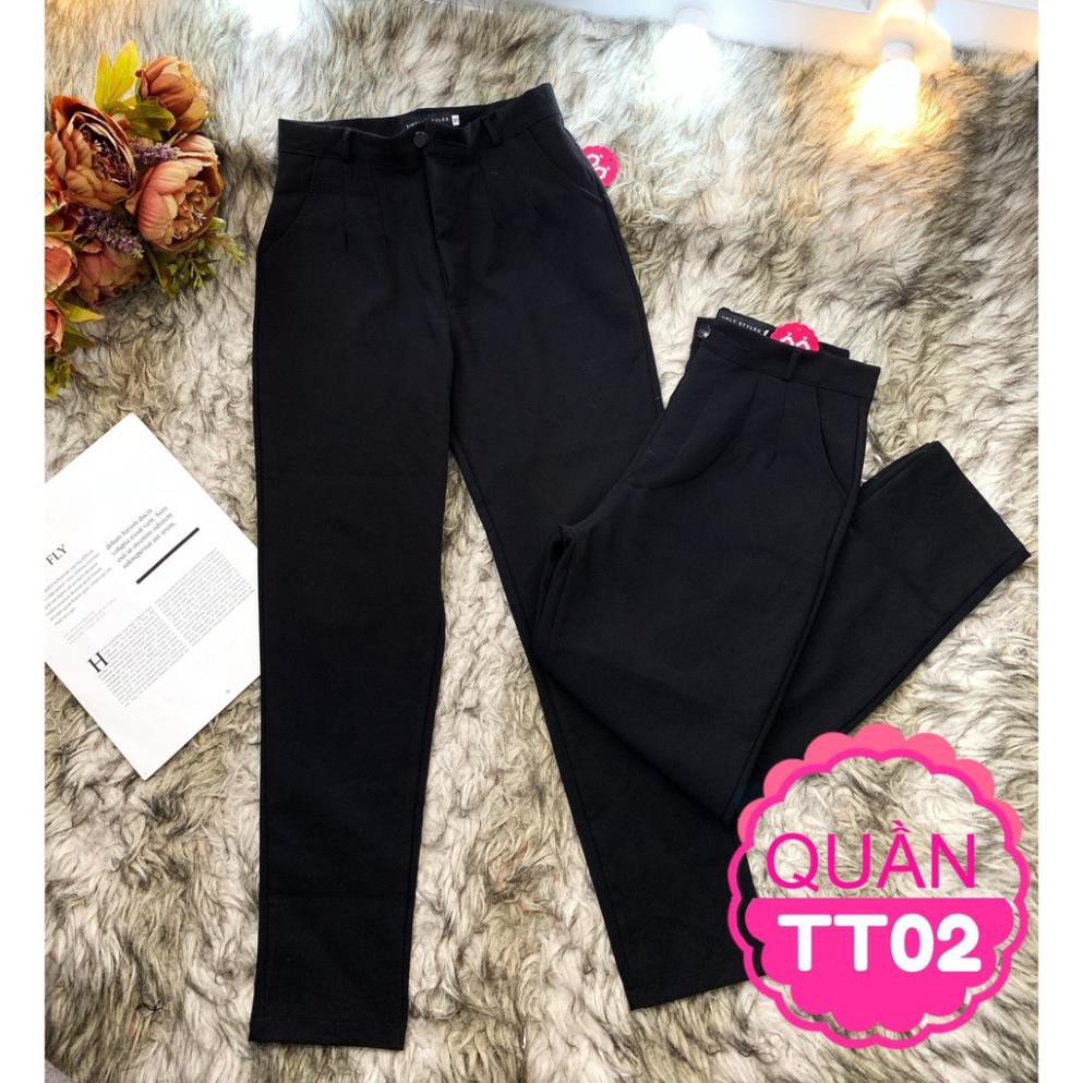QUẦN TÂY NÚT CỰC XINH TT02 ⚡100% ẢNH THẬT⚡ QUẦN TÂY ỐNG ĐỨNG | BigBuy360 - bigbuy360.vn