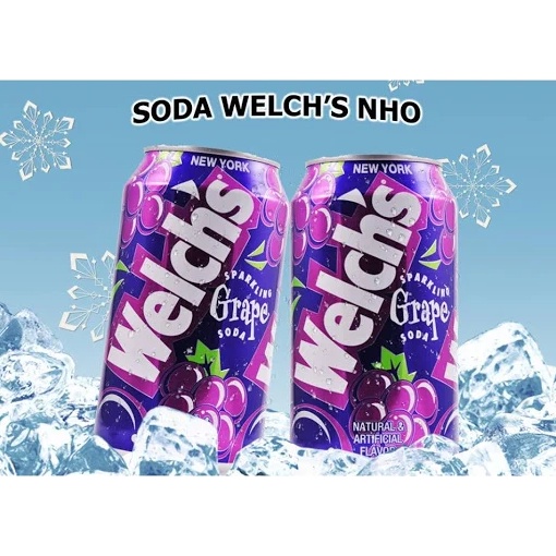 NƯỚC SODA CÓ GA WELCH'S VỊ NHO