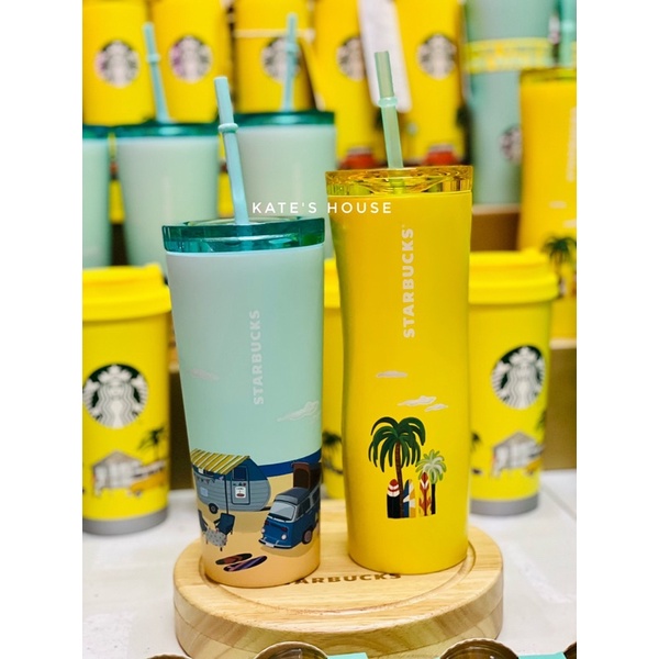 Bình giữ nhiệt Starbucks Mùa hè Korea 2022 dung tích lớn 473ml 591ml 750ml