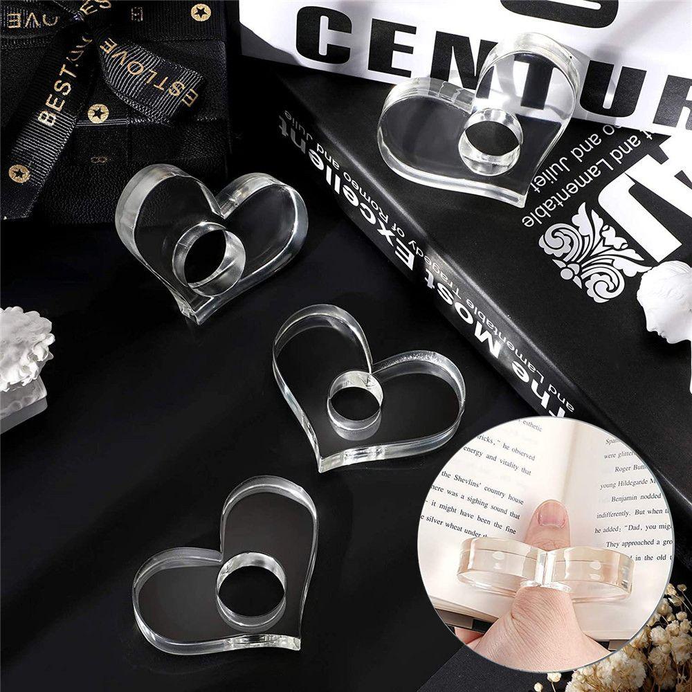 PISTA Giá Đỡ Sách Mini Hình Trái Tim Xinh Xắn