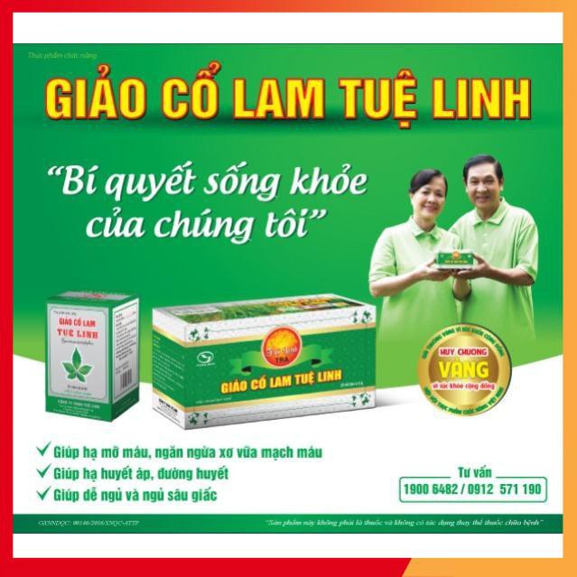 Trà Giảo Cổ Lam Tuệ Linh 25 túi lọc (Chính hãng)- Bí quyết sống khoẻ