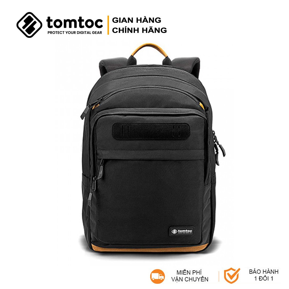 [Mã 2404EL10K giảm 10K đơn 20K] Balo TOMTOC travel backpack for Ultrabook 15inch / 22L Black - (A76-E01D)