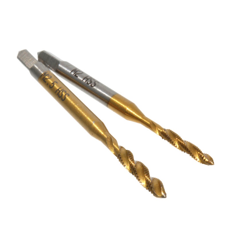 Bộ 9 Mũi Khoan Xoắn Tốc Độ Cao HSS M2-M12 Bằng Thép Titan