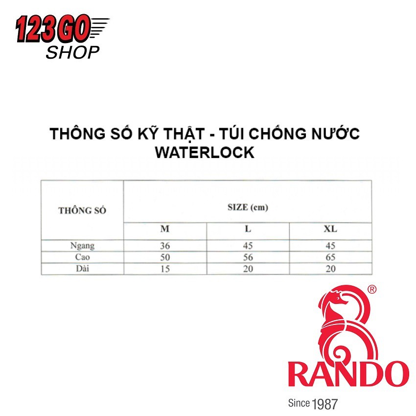 [CHỐNG NƯỚC] Túi chống nước WaterLock OBNS-01 Rando