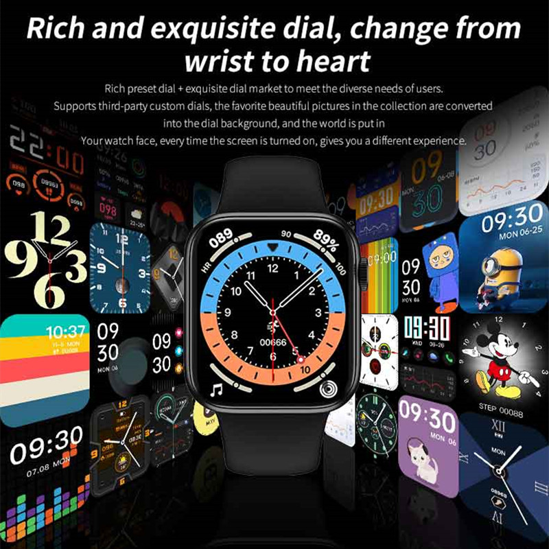 COBRAFLY HW16 Smart Watch 1.72inch Bluetooth Call Custom Wallpaper VS HW12/HW22