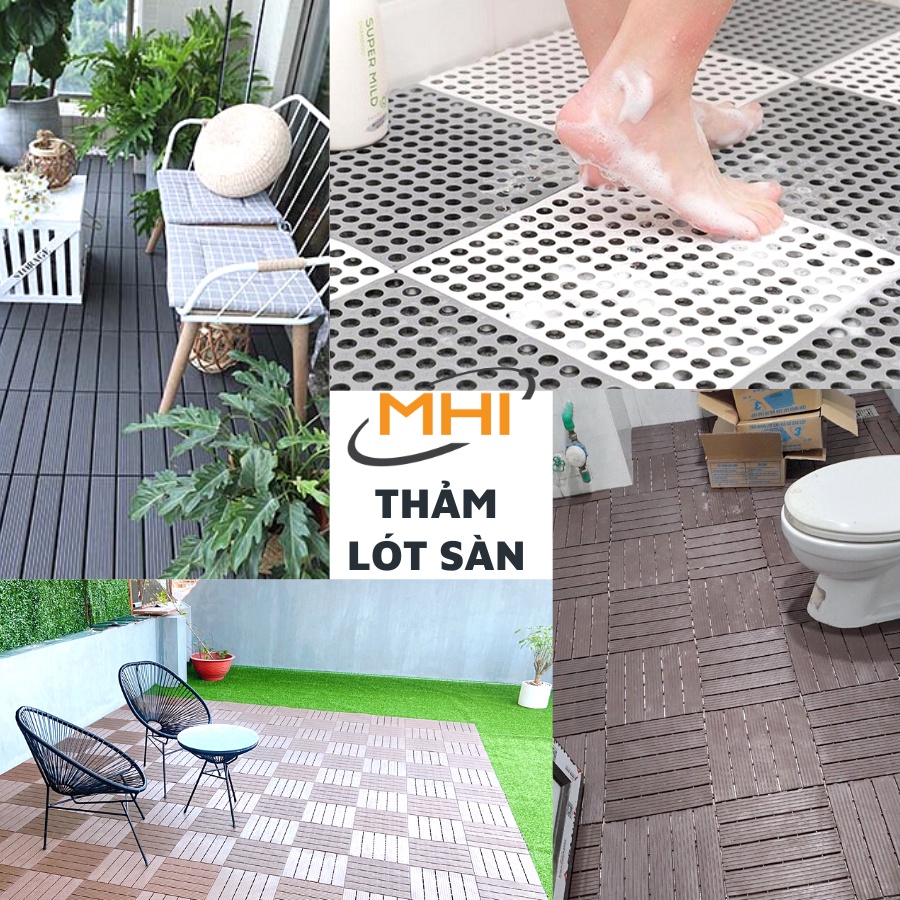 Phụ kiện Búa Cao Su  hỗ trợ lắp tấm lót sàn ban công, gara, sân vườn, bể bơi nhà tắm