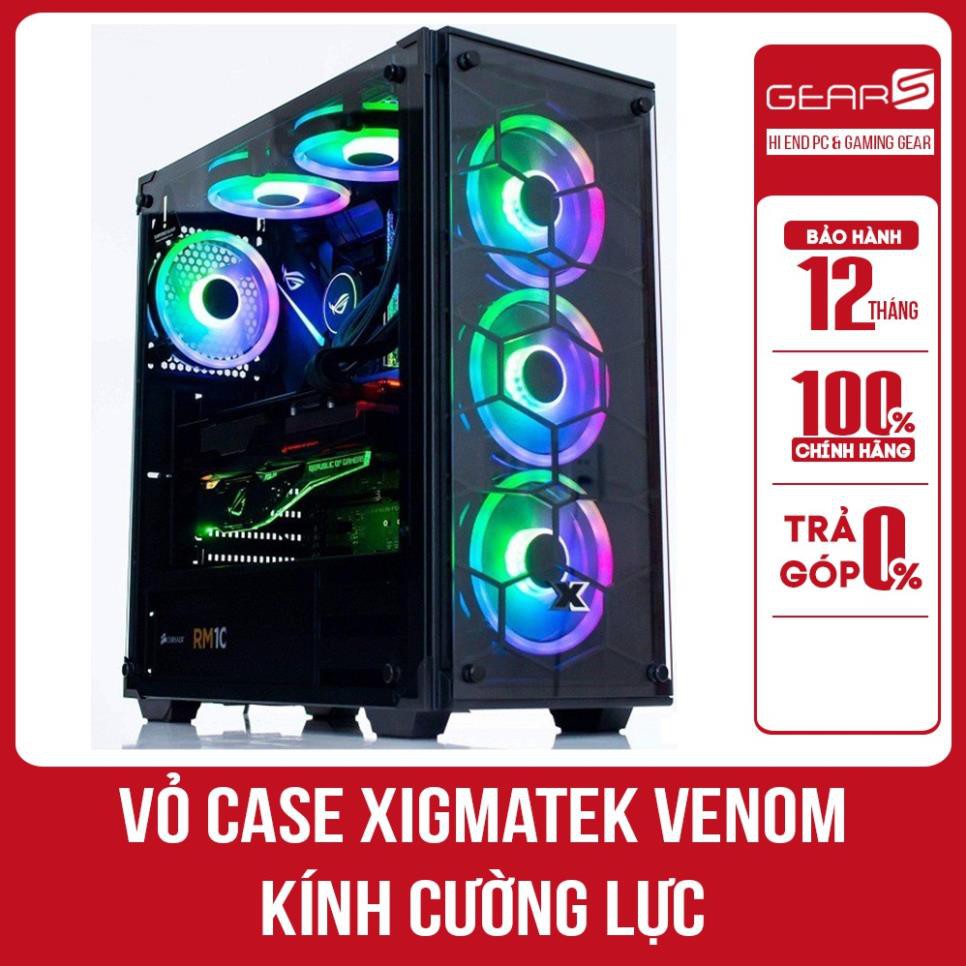 [Mã ELMSHX hoàn 8% xu đơn 500K] Vỏ Case XIGMATEK Venom (EN41497) - Bảo hành chính hãng Mai Hoàng 12 Tháng