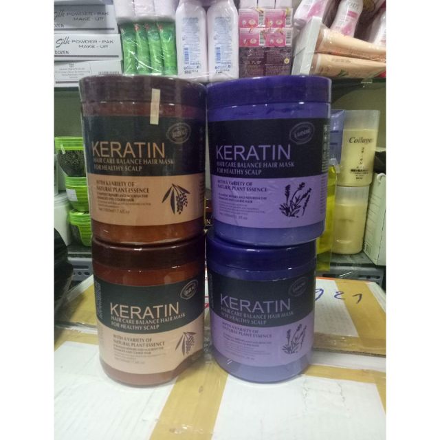 Ủ tóc Keratin.