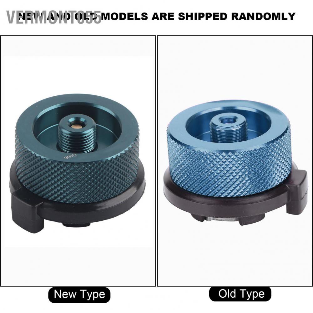 Vermont055 Outdoor Stove Burners Adaptor Input Screw Type Converter Connector Valve Gas Tank Adapter