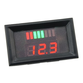 【Rememberme】12-60V Mini Lead Acid Battery Capacity LED Indicator Digital Voltmeter Tester