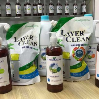 Nước giặt rửa hữu cơ an toàn layer clean