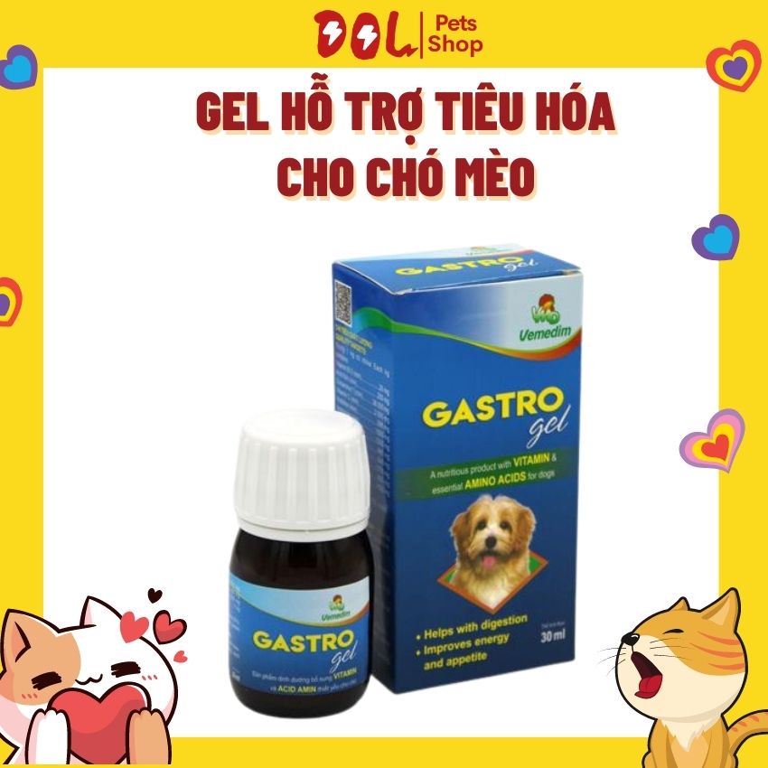 Gel Dinh Dưỡng GASTRO GEL  Chứa Vitamin Và Acid Amin Phục Hồi Hệ Tiêu Hóa Cho Chó Mèo