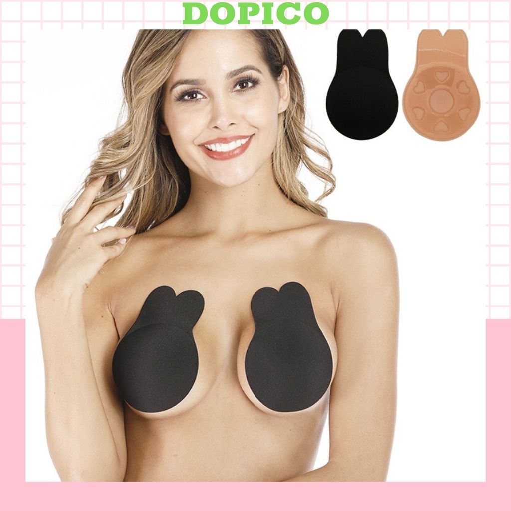 Miếng dán ngực ti nâng ngực , áo dán ngực tai thỏ chống chảy xệ vòng 1 DOPICO D0950