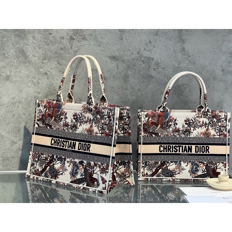 Túi xách cầm tay dior hoạ tiết fullbox