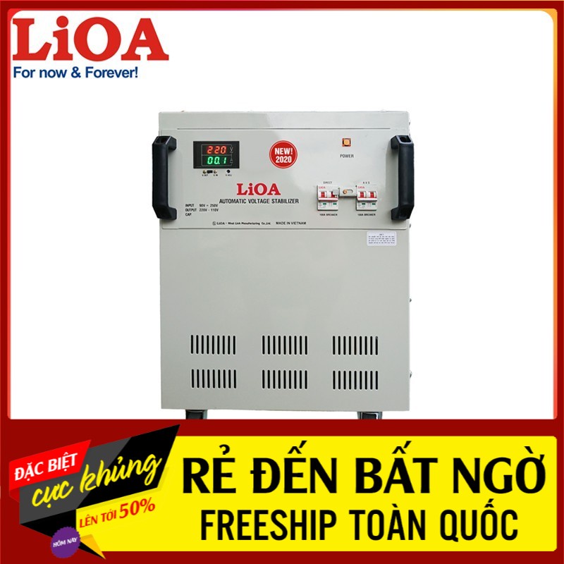 Ổn áp 1 pha LiOA DRI-30000 II NEW2020