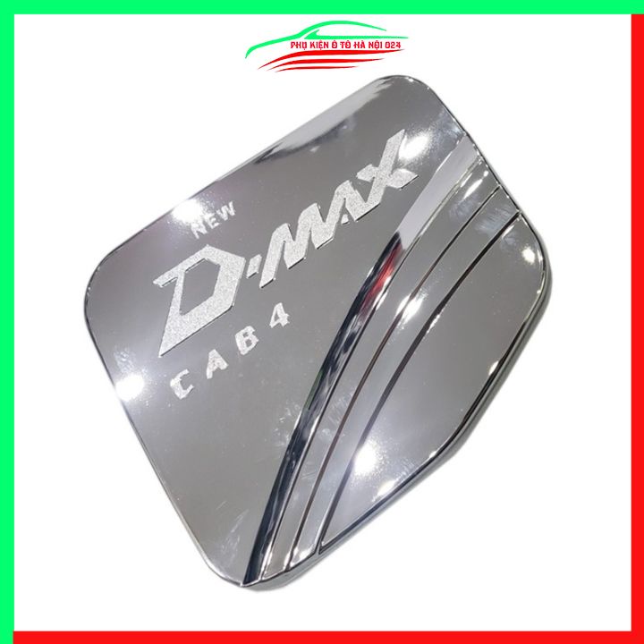 Ốp nắp xăng Dmax, D-Max mạ crom bảo vệ chống trầy trang trí ô tô