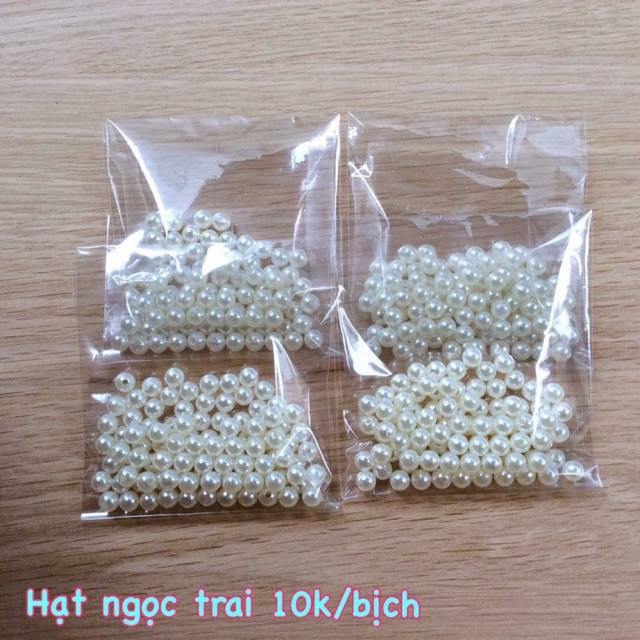 Hạt ngọc nhựa trang trí (10k/túi 25gr)