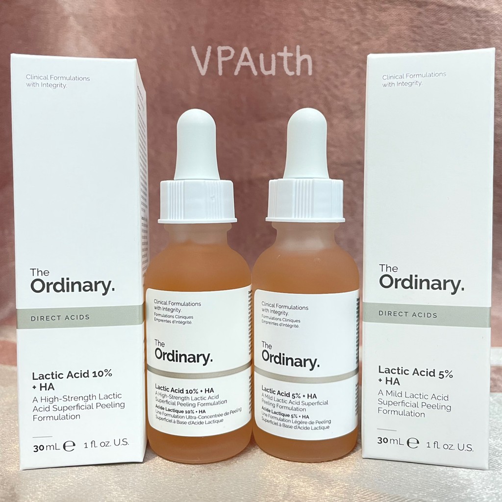 Tinh Chất Tẩy Tế Bào Chết The ORDINARY Lactic Acid 10% + HA