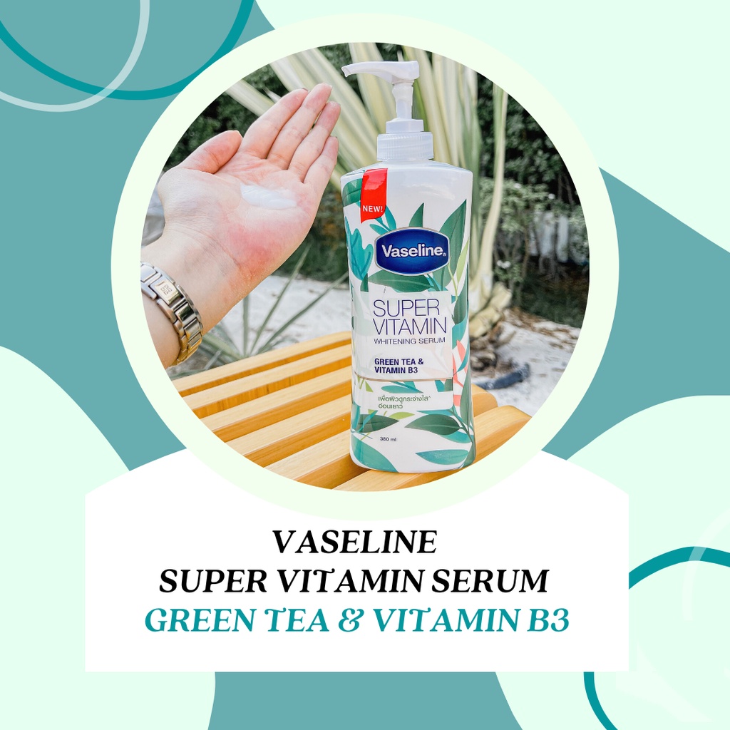 Sữa Dưỡng Thể Siêu Trắng Da Vaseline Super Vitamin Whitening Serum Thái Lan 380ml