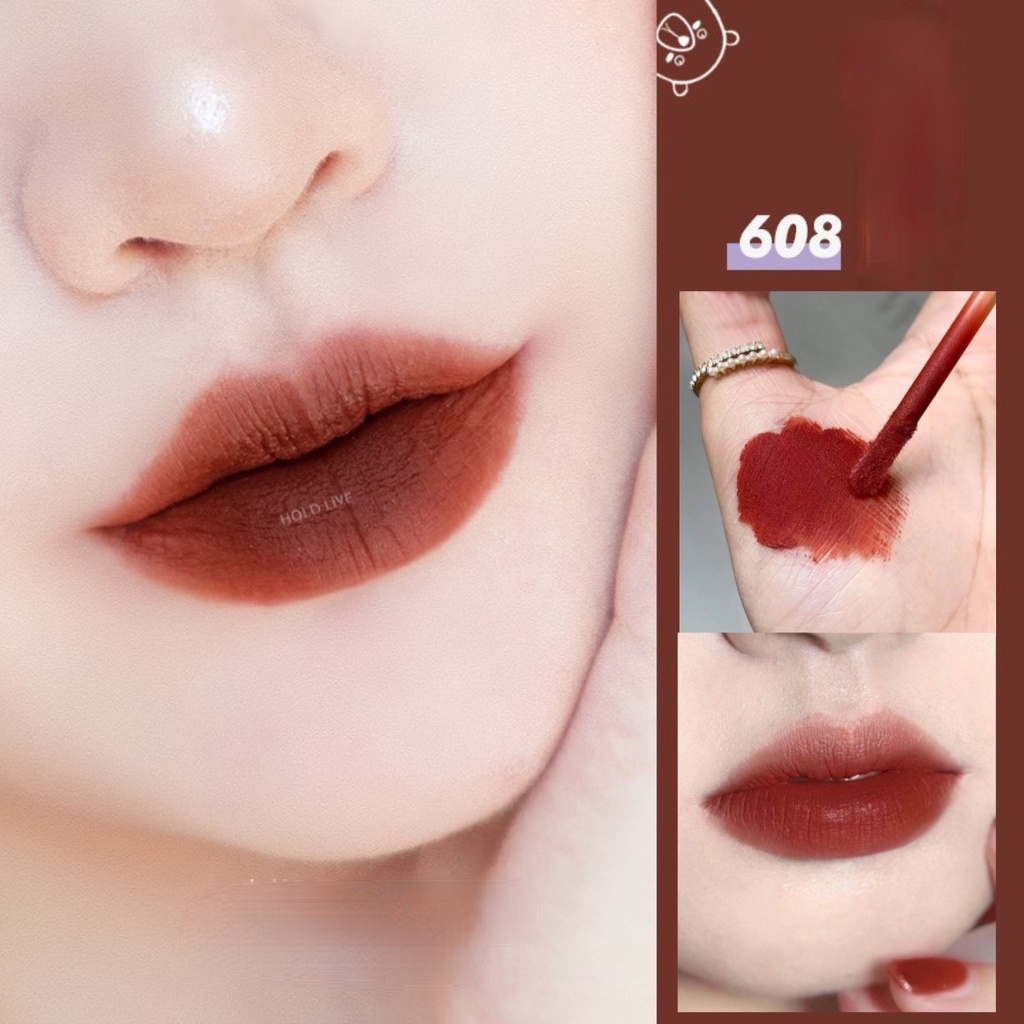 Son Kem Gấu HOLD LIVE Maddie Bear Soft Fog Lip Mud Nội Địa Trung