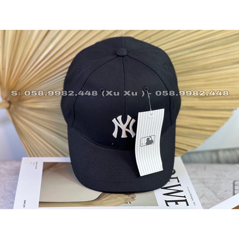 Mũ lưỡi trai thêu chữ N.Y LAA cho nam và nữ, chất liệu nón kaki cao cấp