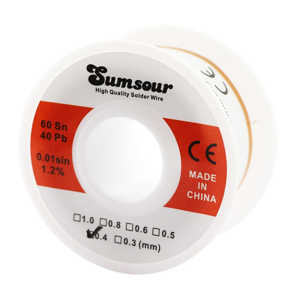 Cuộn Dây Thiếc 0.4Mm/0.5mm/0.6mm/0.8mm 50g 60/40 Cho Bút Hàn Điện