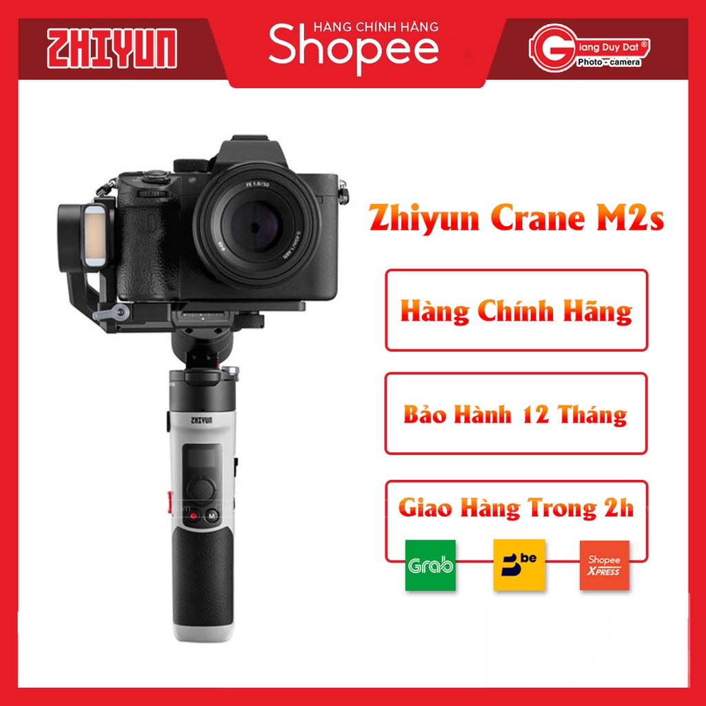 Gimbal Chống Rung Zhiyun Crane M2s - Tay Cầm Chống Rung - Hàng Chính Hãng Zhiyun Việt Nam