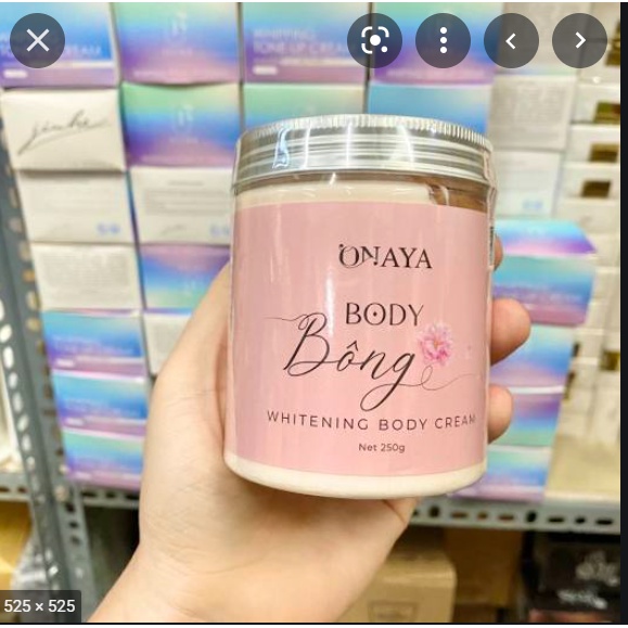 Kem bong duong trang da 250gr