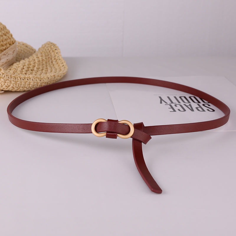 Thắt lưng da khóa vô cực