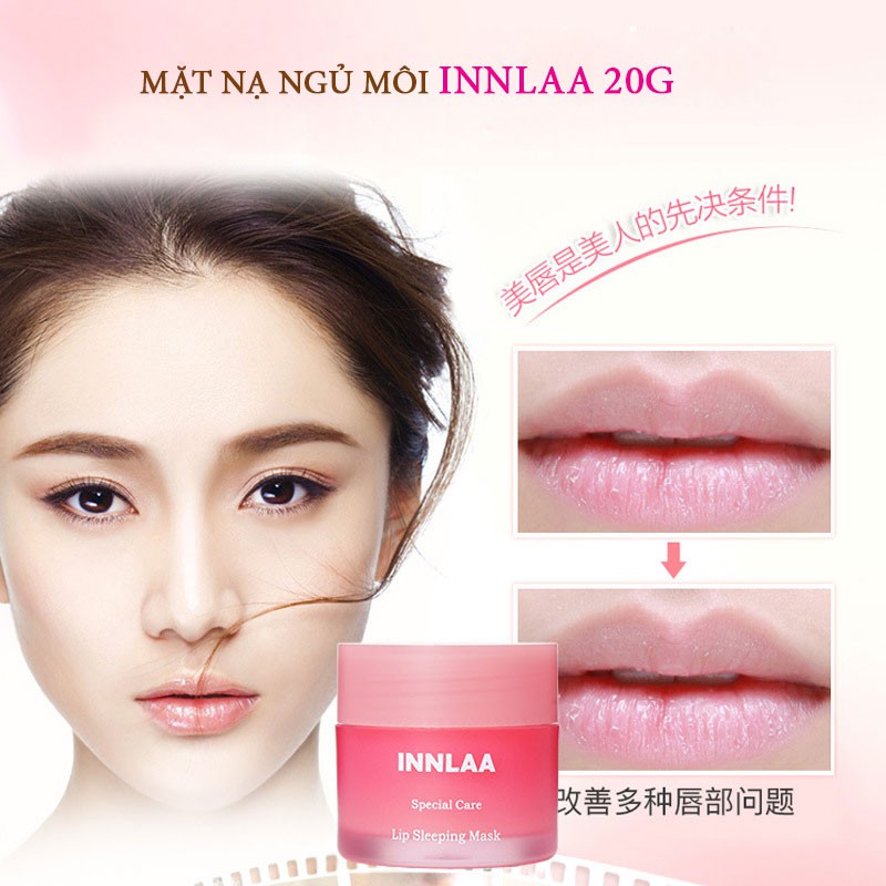 [Loại 20G Tiết Kiệm] Mặt nạ ngủ môi INNLAA Special Care Lip Sleeping Mask | BigBuy360 - bigbuy360.vn
