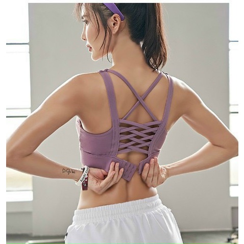 Áo bra tập gym yoga nữ mút đúc may liền dáng thể thao chất thun lạnh cao cấp nâng đỡ ngực chống sốc khi luyện tập