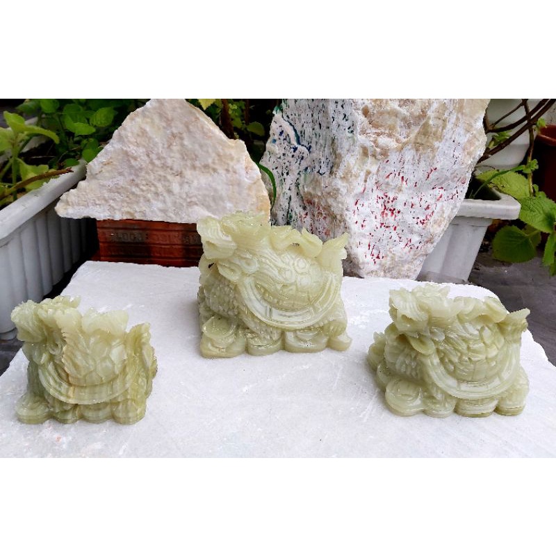 Long Quy Đá Ngọc Pakistan tự nhiên kích thước dài 10cm, 12cm, 16cm
