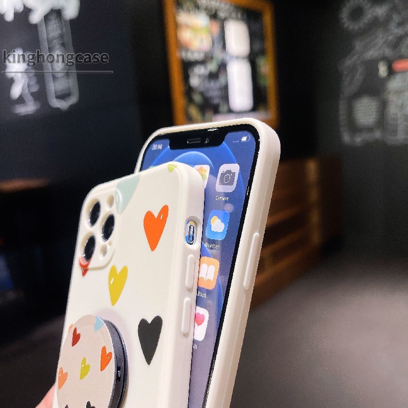 Ốp Lưng Mềm Chống Sốc In Họa Tiết Trái Tim Cho Iphone X 11 Pro Max 6 7 6s 8 Plus 12 Mini 12 Pro Max Xr Se 2020 6splus 7plus 6plus 8plus Xs Max